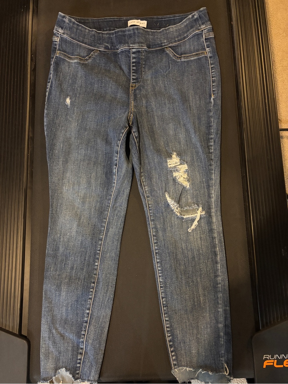 Women's Distressed Blue Denim Jeans Lane Bryant